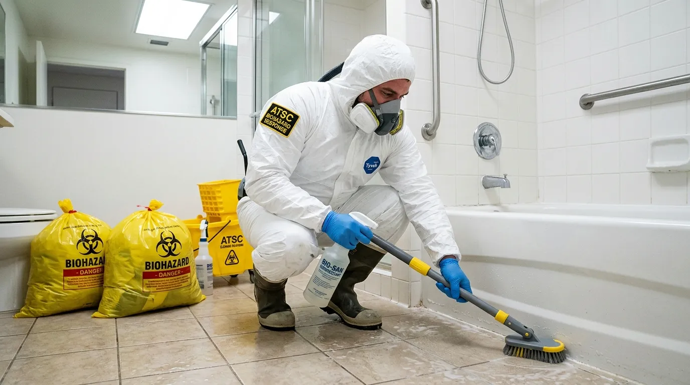 Decontamination equipment deployed for Blood Cleanup in Palatine